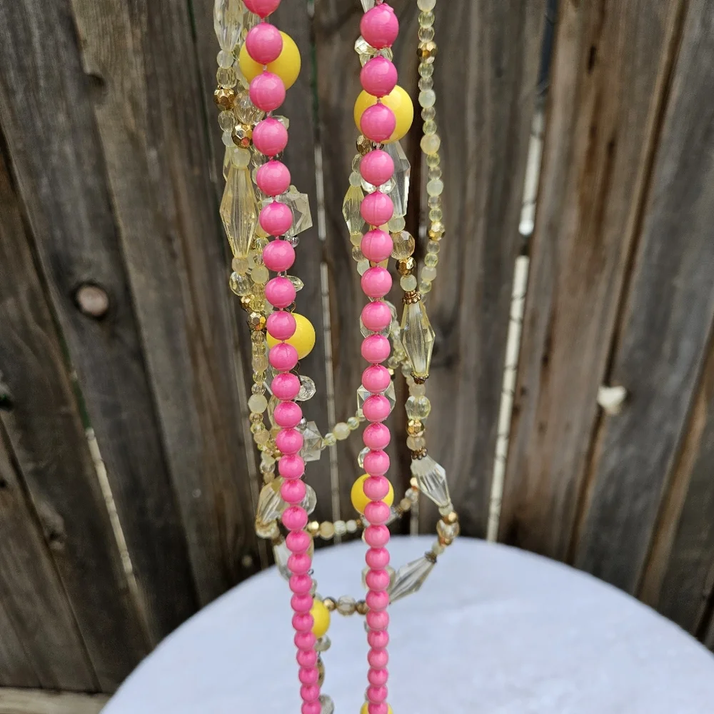 Colorful Beaded Necklace and Bracelet Set - Picture 5 of 16